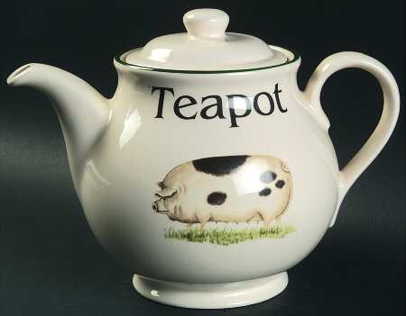 Farm Animals Teapot & Lid