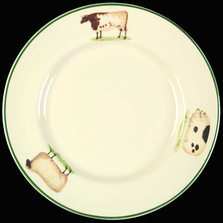 Farm Animals Service Plate (Charger)