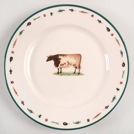 Farm Animals Luncheon Plate