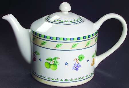 Orchard Fruit Teapot & Lid