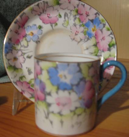 F14521 Flat Demitasse Cup & Saucer Set