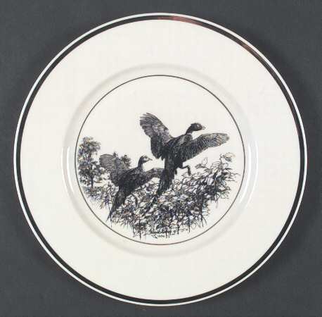 Wild Game Birds Dinner Plate