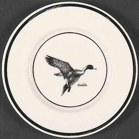 Wild Game Birds Bread & Butter Plate
