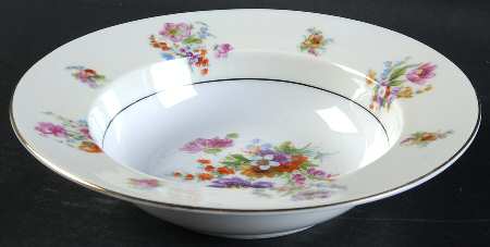 Springtime Rim Soup Bowl