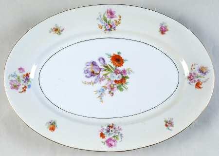 Springtime 12" Oval Serving Platter