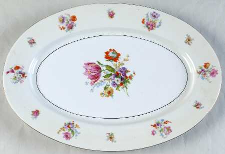 Springtime 15" Oval Serving Platter