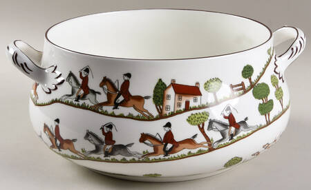 Hunting Scene Tureen No Lid