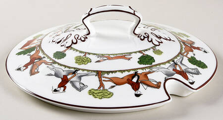 Hunting Scene Lid for Tureen