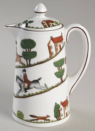 Hunting Scene Hot Water Jug & Lid