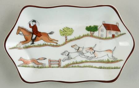 Hunting Scene Pin Tray