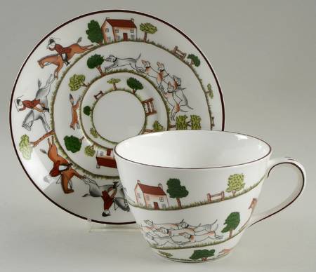 Hunting Scene Joke Cup