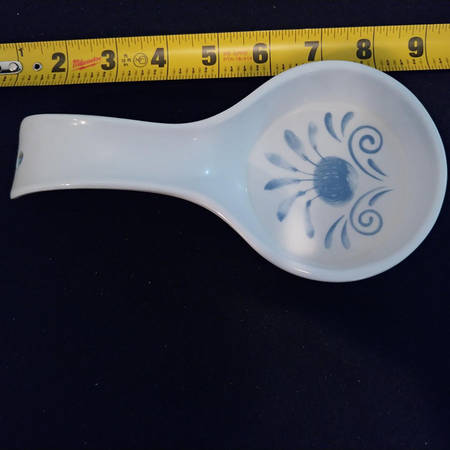 Oceanview (Corelle) Melamine Spoon Rest (Holds 1 Spoon)