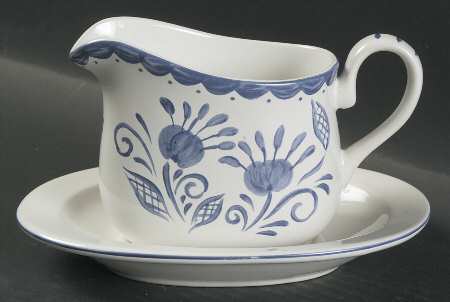 Oceanview (Corelle) Gravy Boat & Underplate