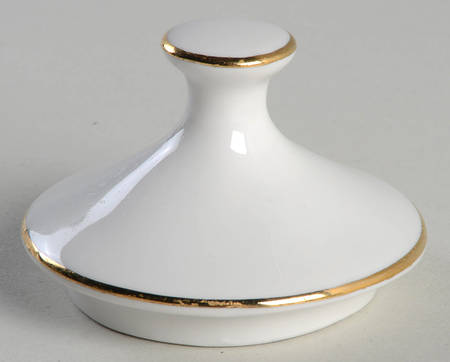 Diane (Porcelain, Gold Trim) Lid for Sugar Bowl