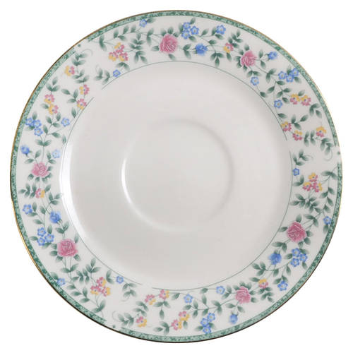 Diane (Porcelain, Gold Trim) Saucer