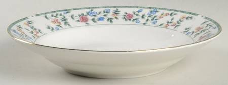 Diane (Porcelain, Gold Trim) Coupe Soup Bowl