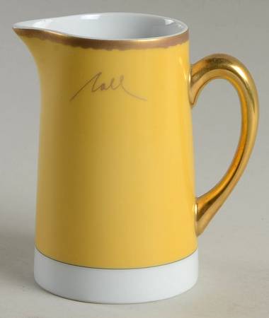 Tuscan Roses Yellow Creamer