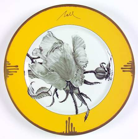 Tuscan Roses Yellow Service Plate (Charger)