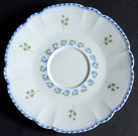 Cornflower (Barbeaux) Saucer by Charles Field Haviland