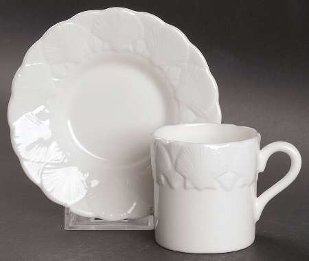 Oceanside Flat Demitasse Cup & Saucer Set