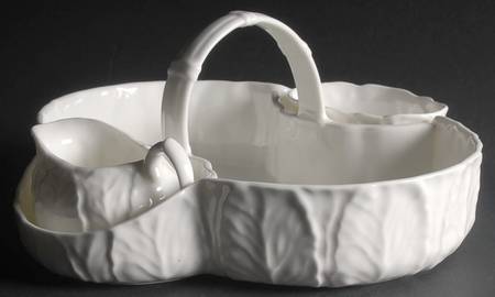 Countryware Strawberry Basket W/Creamer & Open Sugar