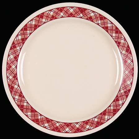 Red Plaid (Corelle) by Corning Corelle