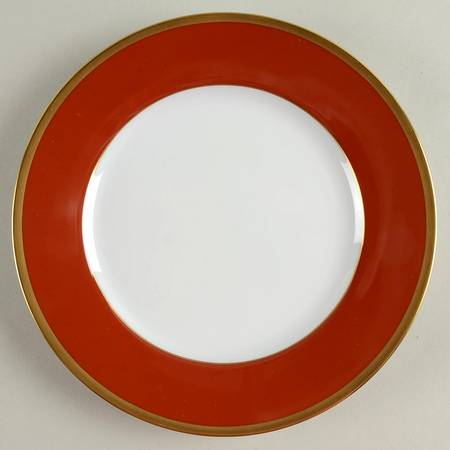 Arc En Ciel Terra Cotta Dessert Luncheon Plate
