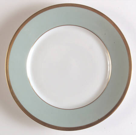 Arc En Ciel Mint Green (Airain) Dessert Luncheon Plate