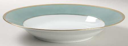 Arc En Ciel Mint Green (Airain) Large Rim Soup Bowl