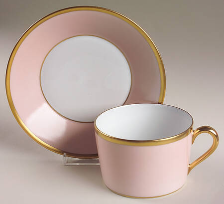 Arc En Ciel  Soft Pink (Rose Opale) Breakfast Cup & Saucer Set