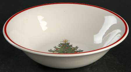American Christmas Tree 8" Round Vegetable Bowl