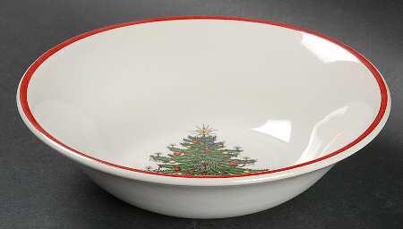 American Christmas Tree Coupe Cereal Bowl