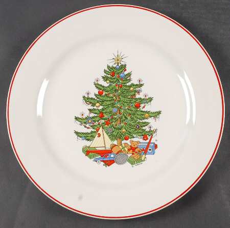 American Christmas Tree 12" Chop Plate (Round Platter)