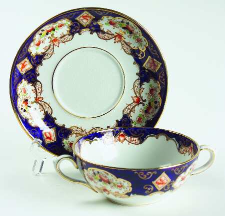 Ontario Flat Cream Soup Bowl & Saucer Set