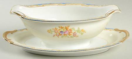 CTM7 Gravy Boat with Attached Underplate