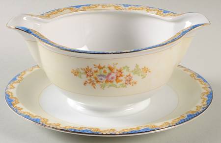 CTM7 Gravy Boat with Attached Underplate