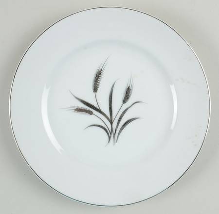 Silver Wheat (Rim Shape) Salad Plate