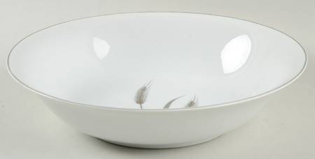 Silver Wheat (Rim Shape) 9" Round Vegetable Bowl