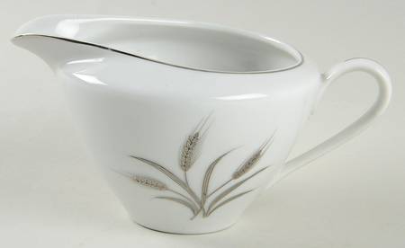 Silver Wheat (Rim Shape) Creamer