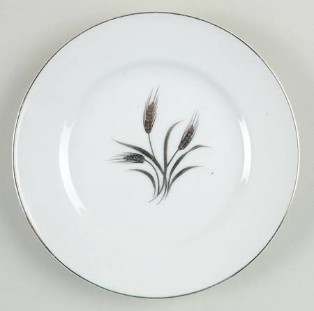 Silver Wheat (Rim Shape) Bread & Butter Plate