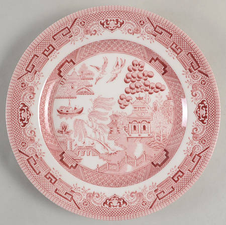 Willow Rosa Pink (England) Salad Plate