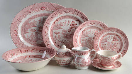 Willow Rosa Pink (England) 45 Piece Starter Set