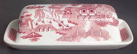 Willow Rosa Pink (England) 1/4 Lb Covered Butter
