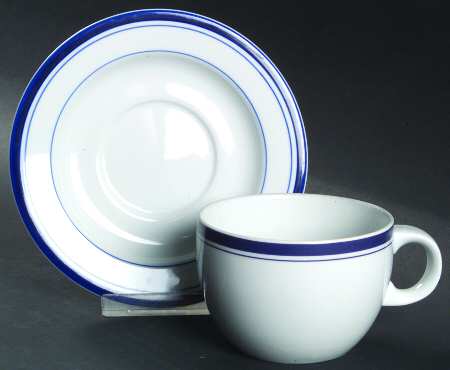 Brasserie Flat Cup & Saucer Set