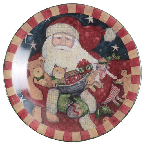 Father Christmas Dessert/Pie Plate