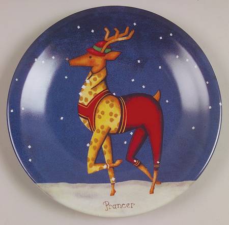 Reindeer Dessert/Pie Plate