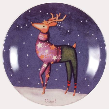 Reindeer Dessert/Pie Plate