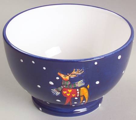 Reindeer Dessert Bowl