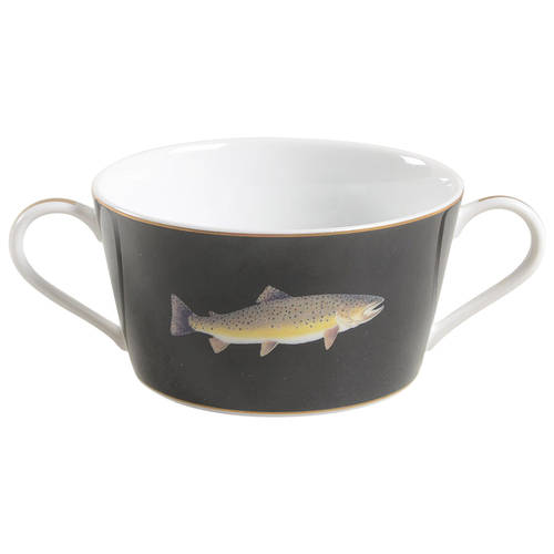 American Waters Flat Cream Soup Bowl