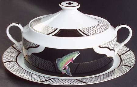 American Waters Tureen & Lid w/Underplate